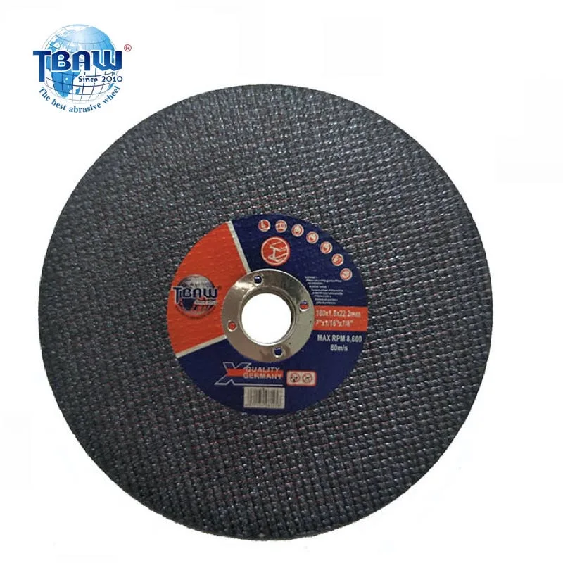 China Factory 7′ 180 mm High Speed Cutting Disc, Cutting Wheel, Cut off Wheel, Grinding Wheel New Type 7 Inch Thin Metal Cutting Discs 180 mm