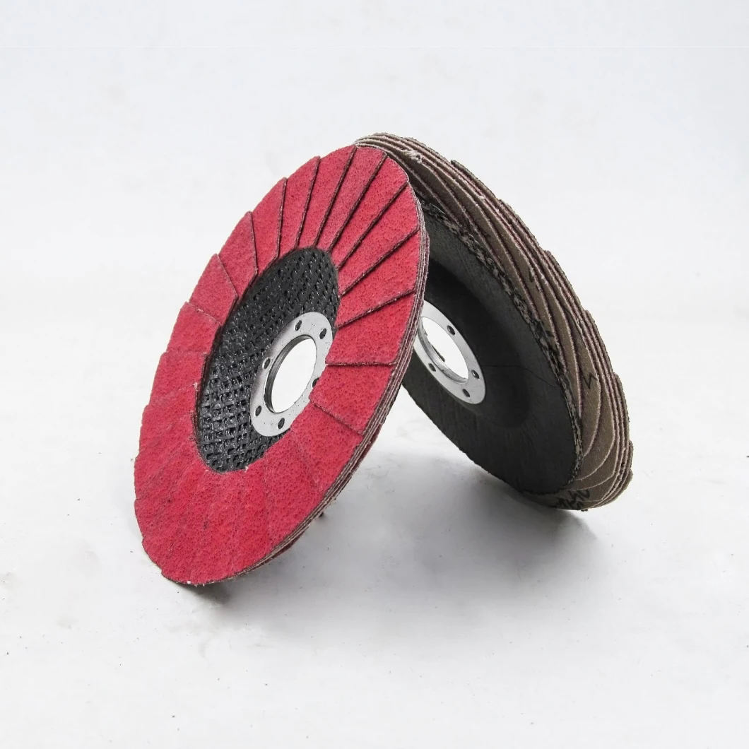 Flexible Flap Disc Ceramic Abrasive Grinding Wheel for Stainless Steel