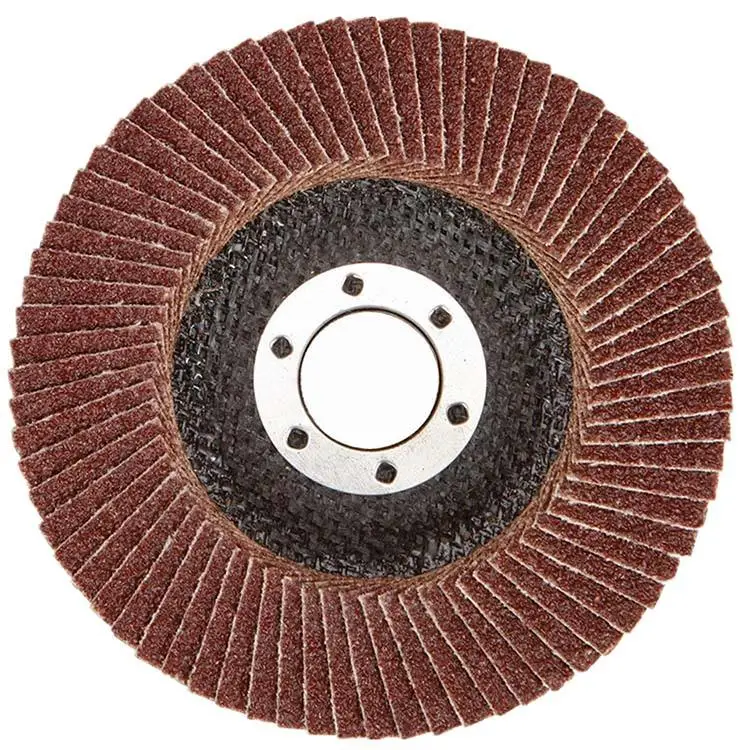 High Quality Factory Hot Sale 4.5′′ Fiber-Glass Aluminum Oxide Flexible Flap Disc for Metal Grinding