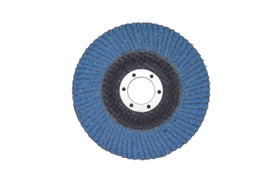 Abrasive Tooling Deerfos 80# Zirconia Aluminum Flap Disc for Angle Grinder Polishing Grinding