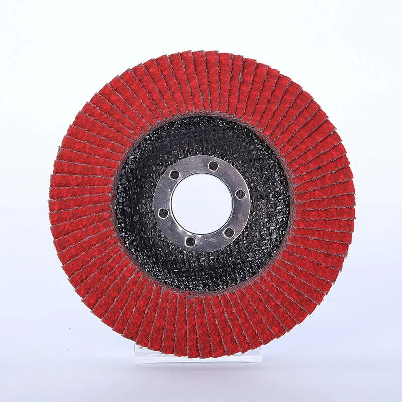 4′ ′ 100mm Grit 120 Flap Disc for Metal Stainless Steel with Aluminum Oxide Zirconia Ceramic