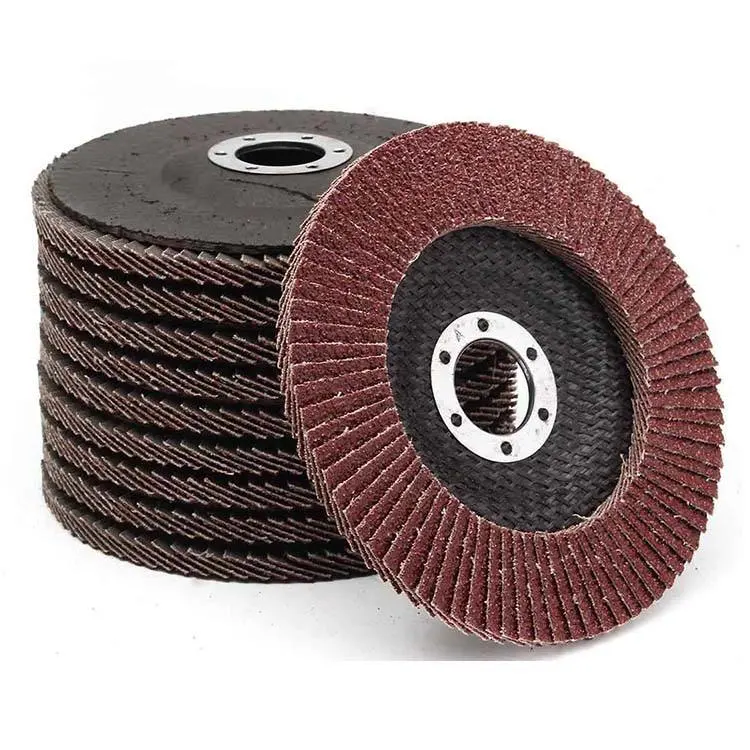 High Quality Factory Hot Sale 4.5′′ Fiber-Glass Aluminum Oxide Flexible Flap Disc for Metal Grinding