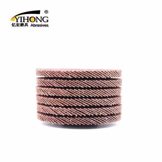 Disco lamellare in ossido di alluminio 115 x 22 mm su misura con abrasivi per levigare metallo, acciaio inossidabile e legno