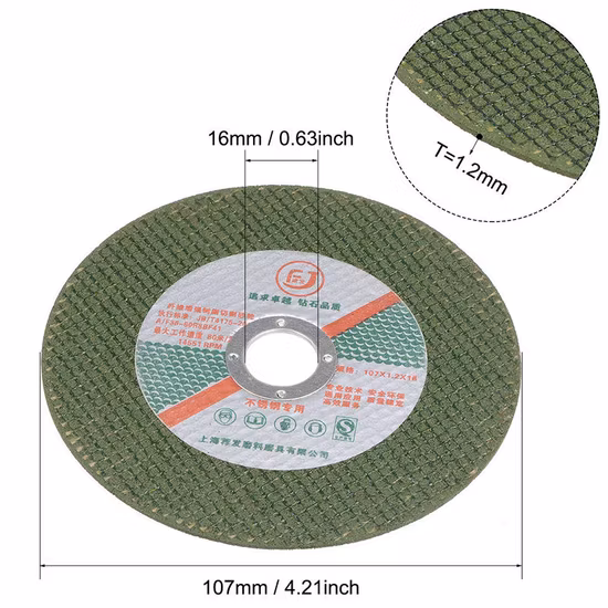 Fornitura in Cina Disco da taglio per ruota da taglio in acciaio inossidabile da 9 pollici 230 mm T41 per acciaio metallico