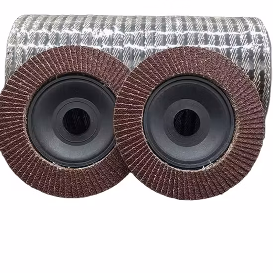 Disco lamellare abrasivo in ossido di alluminio con ruota lamellare da 5 pollici/125 mm