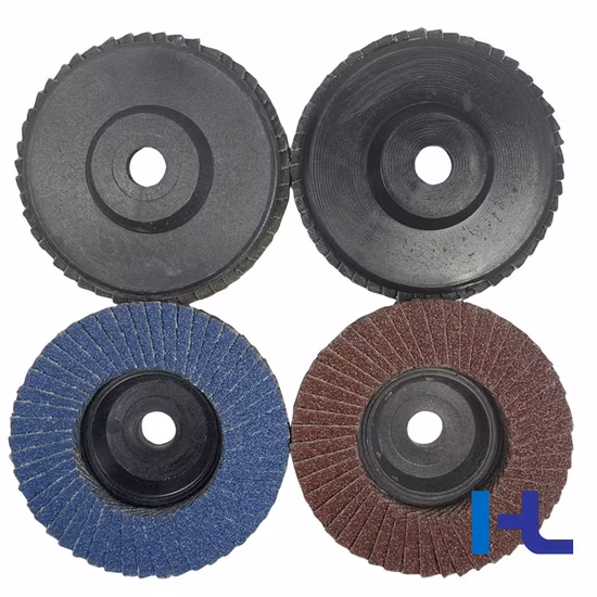 Mini disco lamellare in alluminio flessibile allo zirconio di colore blu