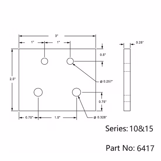 Pannello di supporto in fibra di vetro X-Lock da 4 pollici di nuovo design del produttore cinese